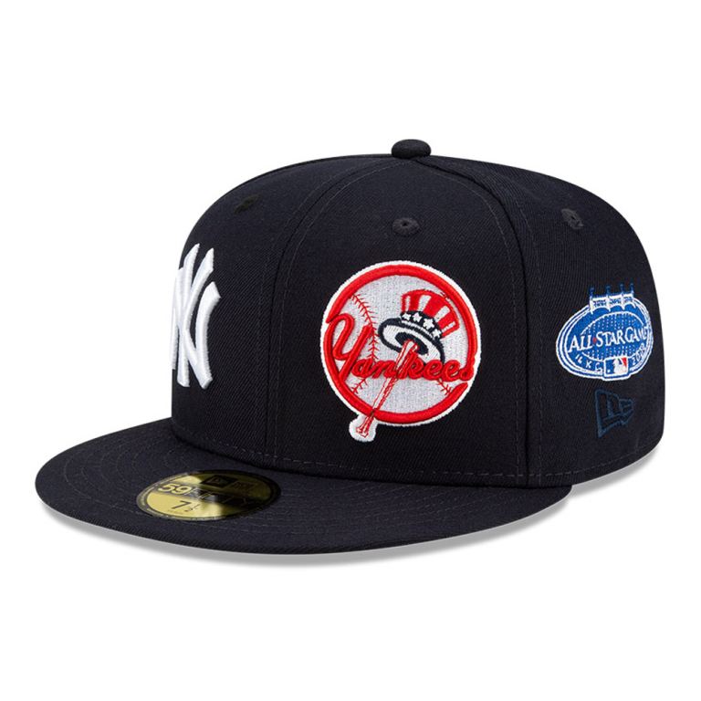 Gorras New Era 59fifty Azules - New York Yankees MLB Team Pride 47260ALKG